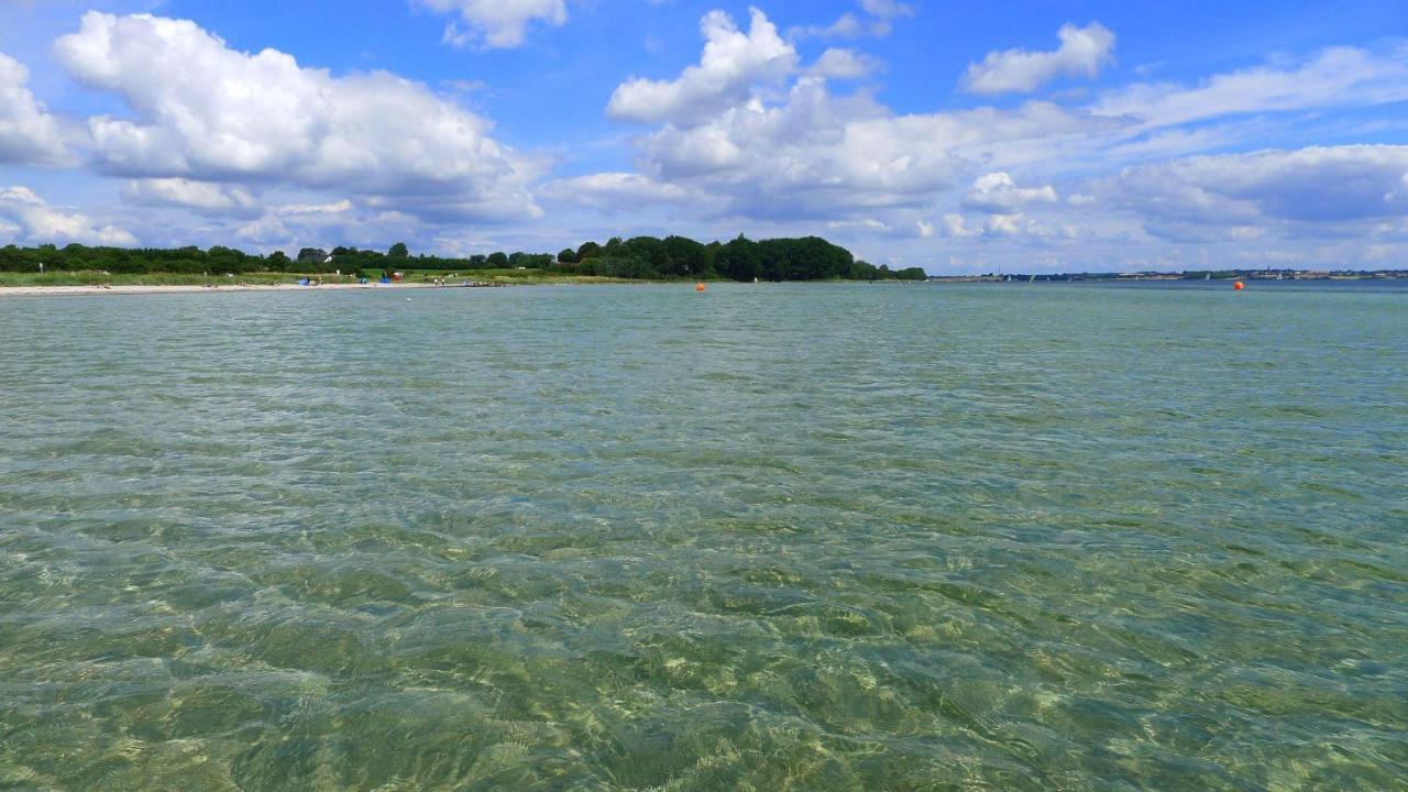 Seeblick II - Gemuetliche 60Qm - Ganzes Haus - 50M Zum Naturstrand - Mit Terrasse Und Grossem Garten Glücksburg Екстериор снимка