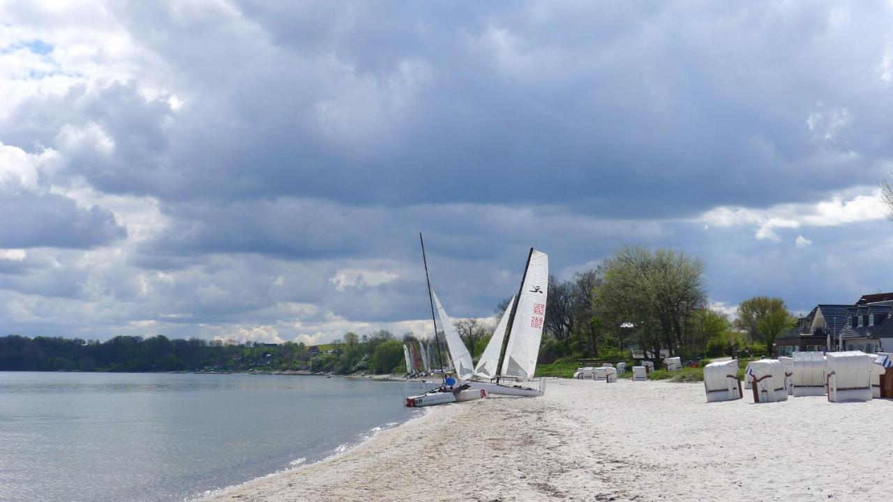 Seeblick II - Gemuetliche 60Qm - Ganzes Haus - 50M Zum Naturstrand - Mit Terrasse Und Grossem Garten Glücksburg Екстериор снимка