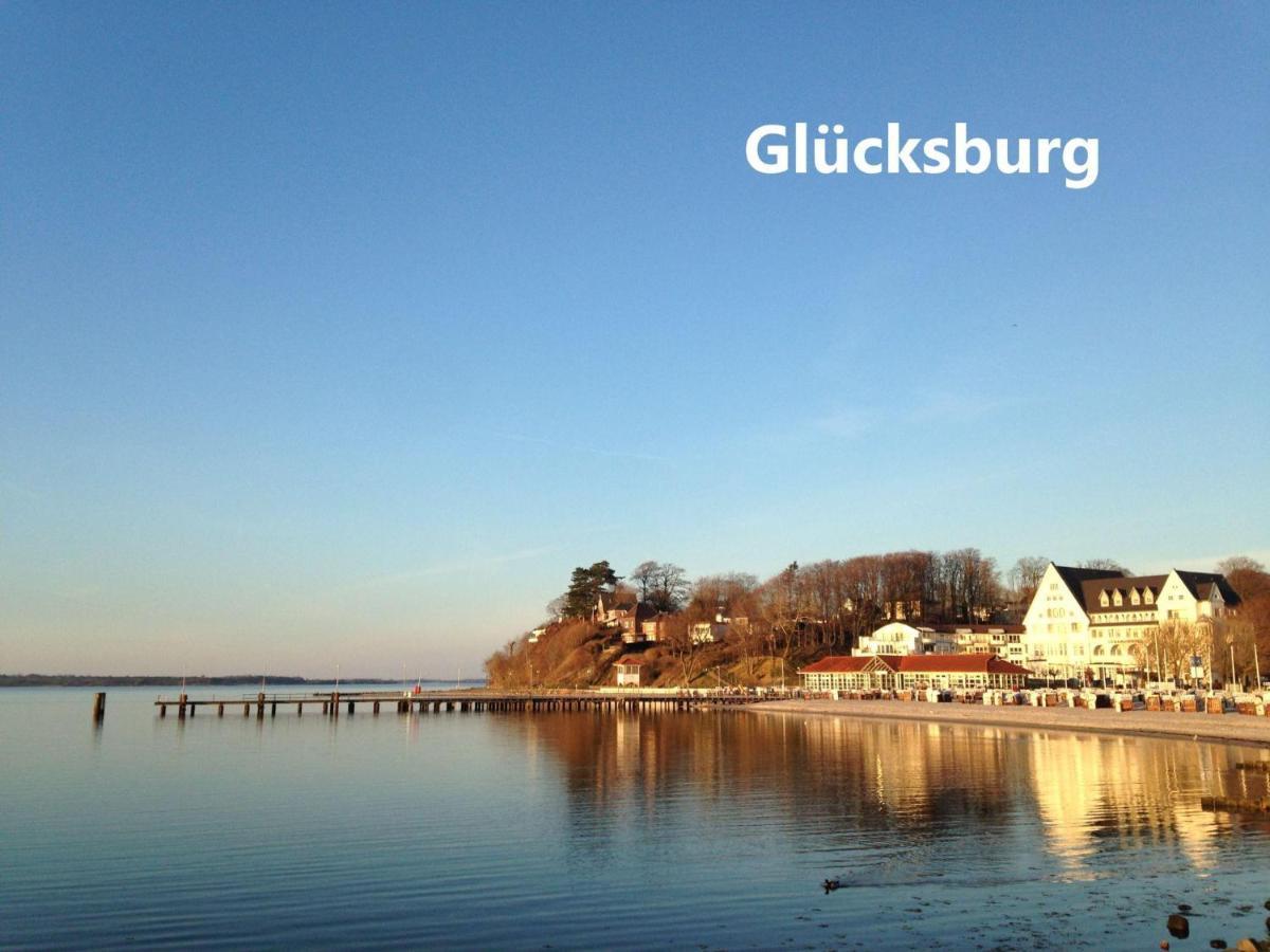 Seeblick II - Gemuetliche 60Qm - Ganzes Haus - 50M Zum Naturstrand - Mit Terrasse Und Grossem Garten Glücksburg Екстериор снимка