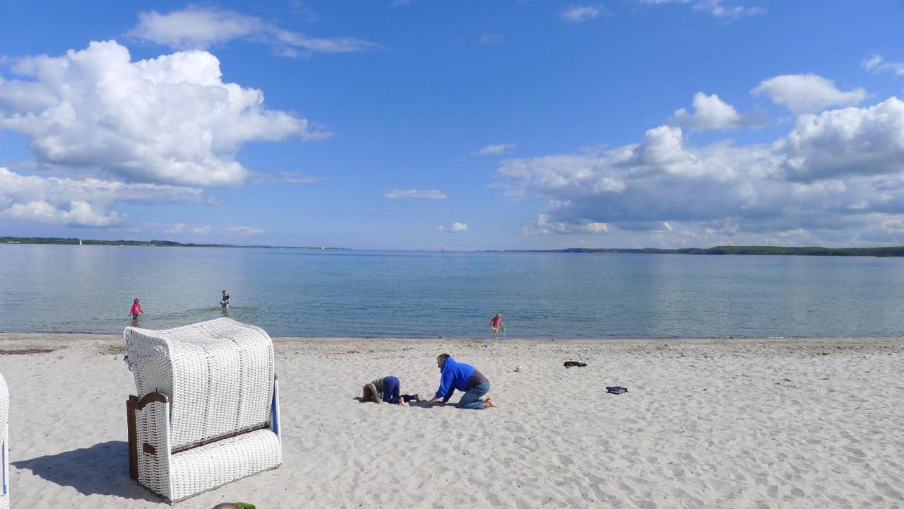 Seeblick II - Gemuetliche 60Qm - Ganzes Haus - 50M Zum Naturstrand - Mit Terrasse Und Grossem Garten Glücksburg Екстериор снимка