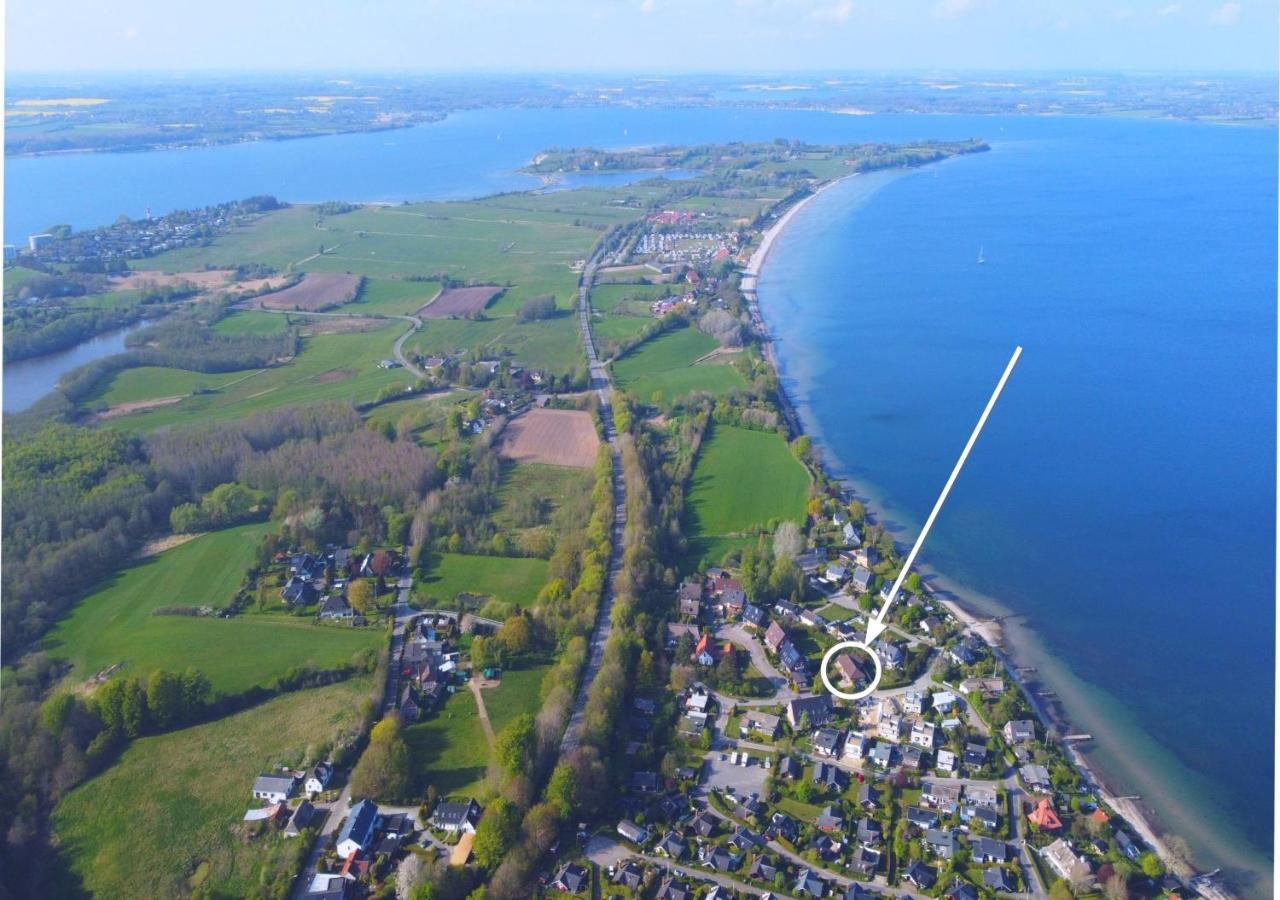 Seeblick II - Gemuetliche 60Qm - Ganzes Haus - 50M Zum Naturstrand - Mit Terrasse Und Grossem Garten Glücksburg Екстериор снимка